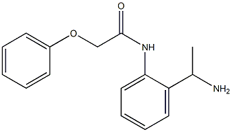 N-[2-(1-aminoethyl)phenyl]-2-phenoxyacetamide Structure
