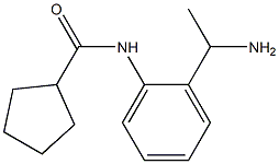 N-[2-(1-aminoethyl)phenyl]cyclopentanecarboxamide Structure