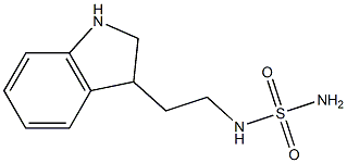 N-[2-(2,3-dihydro-1H-indol-3-yl)ethyl]sulfamide 化学構造式