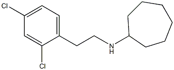 N-[2-(2,4-dichlorophenyl)ethyl]cycloheptanamine Struktur