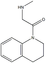 N-[2-(3,4-dihydroquinolin-1(2H)-yl)-2-oxoethyl]-N-methylamine,,结构式