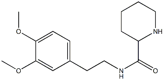 N-[2-(3,4-dimethoxyphenyl)ethyl]piperidine-2-carboxamide Structure