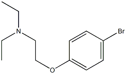 N-[2-(4-bromophenoxy)ethyl]-N,N-diethylamine Struktur