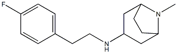 N-[2-(4-fluorophenyl)ethyl]-8-methyl-8-azabicyclo[3.2.1]octan-3-amine