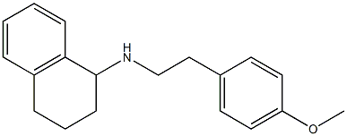 N-[2-(4-methoxyphenyl)ethyl]-1,2,3,4-tetrahydronaphthalen-1-amine,,结构式