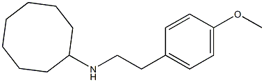 N-[2-(4-methoxyphenyl)ethyl]cyclooctanamine Structure
