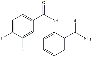  N-[2-(aminocarbonothioyl)phenyl]-3,4-difluorobenzamide