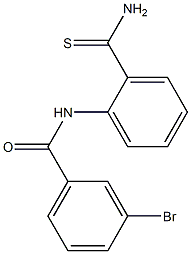 N-[2-(aminocarbonothioyl)phenyl]-3-bromobenzamide Structure