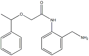 N-[2-(aminomethyl)phenyl]-2-(1-phenylethoxy)acetamide