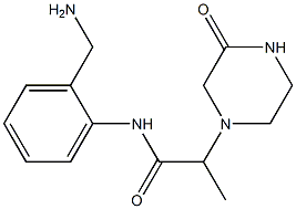  N-[2-(aminomethyl)phenyl]-2-(3-oxopiperazin-1-yl)propanamide