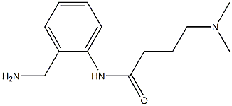 N-[2-(aminomethyl)phenyl]-4-(dimethylamino)butanamide Structure