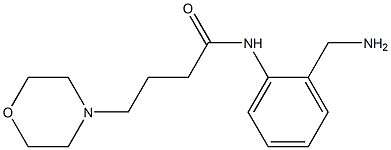 N-[2-(aminomethyl)phenyl]-4-morpholin-4-ylbutanamide