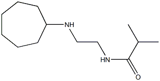 N-[2-(cycloheptylamino)ethyl]-2-methylpropanamide,,结构式