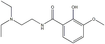 N-[2-(diethylamino)ethyl]-2-hydroxy-3-methoxybenzamide Structure