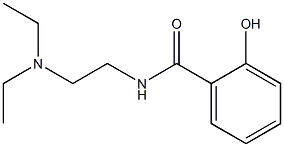 N-[2-(diethylamino)ethyl]-2-hydroxybenzamide,,结构式