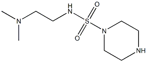 N-[2-(dimethylamino)ethyl]piperazine-1-sulfonamide Struktur