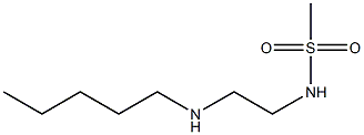 N-[2-(pentylamino)ethyl]methanesulfonamide Struktur