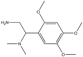 N-[2-amino-1-(2,4,5-trimethoxyphenyl)ethyl]-N,N-dimethylamine Structure