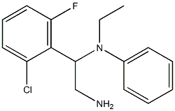 N-[2-amino-1-(2-chloro-6-fluorophenyl)ethyl]-N-ethylaniline