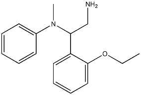 N-[2-amino-1-(2-ethoxyphenyl)ethyl]-N-methyl-N-phenylamine Struktur