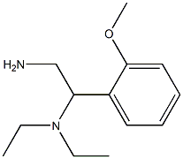 N-[2-amino-1-(2-methoxyphenyl)ethyl]-N,N-diethylamine Structure