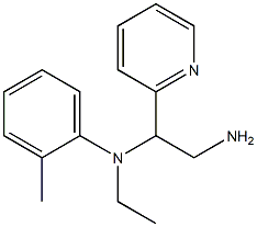N-[2-amino-1-(pyridin-2-yl)ethyl]-N-ethyl-2-methylaniline