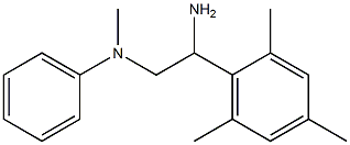 N-[2-amino-2-(2,4,6-trimethylphenyl)ethyl]-N-methylaniline Struktur