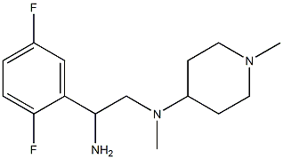 N-[2-amino-2-(2,5-difluorophenyl)ethyl]-N-methyl-N-(1-methylpiperidin-4-yl)amine Structure