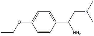 N-[2-amino-2-(4-ethoxyphenyl)ethyl]-N,N-dimethylamine Structure