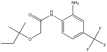  N-[2-amino-4-(trifluoromethyl)phenyl]-2-[(2-methylbutan-2-yl)oxy]acetamide