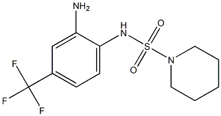 N-[2-amino-4-(trifluoromethyl)phenyl]piperidine-1-sulfonamide Structure
