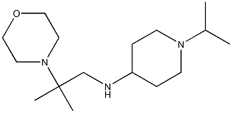 N-[2-methyl-2-(morpholin-4-yl)propyl]-1-(propan-2-yl)piperidin-4-amine 化学構造式