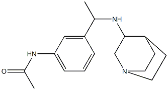  N-[3-(1-{1-azabicyclo[2.2.2]octan-3-ylamino}ethyl)phenyl]acetamide