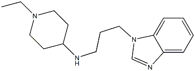 N-[3-(1H-1,3-benzodiazol-1-yl)propyl]-1-ethylpiperidin-4-amine Structure