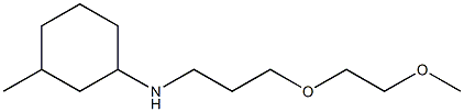 N-[3-(2-methoxyethoxy)propyl]-3-methylcyclohexan-1-amine