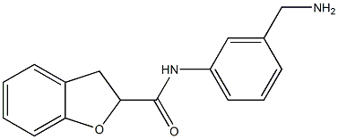 N-[3-(aminomethyl)phenyl]-2,3-dihydro-1-benzofuran-2-carboxamide Structure