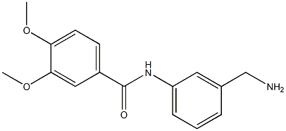 N-[3-(aminomethyl)phenyl]-3,4-dimethoxybenzamide,,结构式