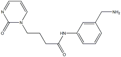  N-[3-(aminomethyl)phenyl]-4-(2-oxopyrimidin-1(2H)-yl)butanamide