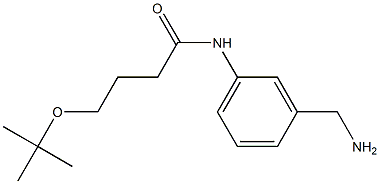  N-[3-(aminomethyl)phenyl]-4-(tert-butoxy)butanamide