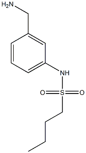 N-[3-(aminomethyl)phenyl]butane-1-sulfonamide Structure