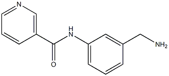 N-[3-(aminomethyl)phenyl]nicotinamide 结构式