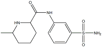 N-[3-(aminosulfonyl)phenyl]-6-methylpiperidine-2-carboxamide Structure