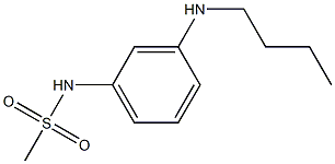 N-[3-(butylamino)phenyl]methanesulfonamide Struktur