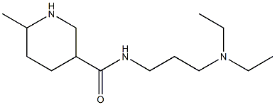 N-[3-(diethylamino)propyl]-6-methylpiperidine-3-carboxamide Structure