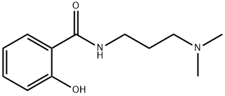 N-[3-(dimethylamino)propyl]-2-hydroxybenzamide Struktur