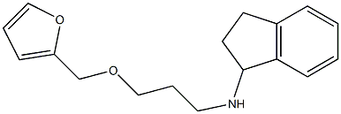 N-[3-(furan-2-ylmethoxy)propyl]-2,3-dihydro-1H-inden-1-amine