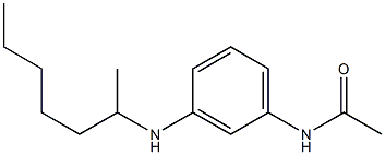 N-[3-(heptan-2-ylamino)phenyl]acetamide Struktur