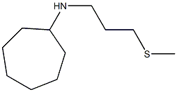N-[3-(methylsulfanyl)propyl]cycloheptanamine Structure