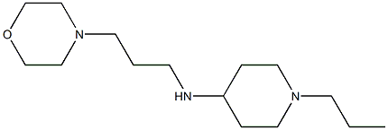 N-[3-(morpholin-4-yl)propyl]-1-propylpiperidin-4-amine 结构式