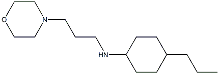 N-[3-(morpholin-4-yl)propyl]-4-propylcyclohexan-1-amine Structure